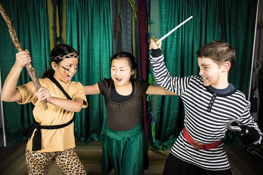 Peter Pan Kids' Theatre Program, Theatre Camp, After School, Compass Creative Dramatics